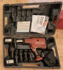 Ridgid Rp 330 Press Tool Kit With Batteries, Charger, Jaws 1/2 In Used. Price: $2400.00.