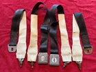Early 1960 Gm Chevrolet Accessory Black Seat Belts Pair Irvin Chute Co. Used. Price: $249.99.