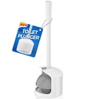 Toilet Plunger With Holder, For 5.3-INCH Drain, Pl... New. Price: $17.86.
