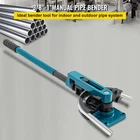 3/8"-1" Manual Pipe Bender W/7 Dies Heavy Duty For Steel, Copper Tubing Blue New. Price: $182.99.