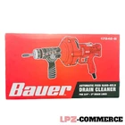 Bauer 23 Ft. Automatic Feed Handheld Electric Drain Cleaner 64063 New. Price: $185.00.