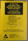 Cherne 3" (75MM) Test-ball Plug #270032 Dwv Plumbing Made Usa New. Price: $21.95.
