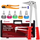 Expansion Tube Tool Kit 1/2 3/4 3/8 5/8 Manual Saker SD-F1960 Pex-a New. Price: $209.99.