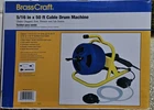 Cobra 5/16" X 50' Cable Drum Machine Model # BC260, New Factory Sealed. Price: $197.99.