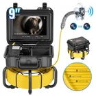 Sewer Camera, 98 FT/30M, Self-leveling Drain Inspection With 9"1080P Hd New. Price: $624.46.