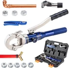 Ibosad Hydraulic Copper Pipe Tube Fittings Crimping Tool With 1/2",3/4" Blue New. Price: $155.24.