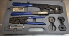 Zurn Pex Multi-head Tool Kit Plumbing Crimper Set For Pipe Used. Price: $65.00.