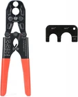 Iwiss/icrimp Pex Pipe Copper Ring Crimping Tool Kit For 1/2 In, 3/4 New. Price: $63.99.