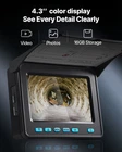 Vevor Sewer Camera, 98 FT/30M, 4.3" Drain Inspection IP68 Waterproof Sna New. Price: $280.90.