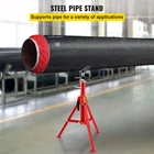 V Head Pipe Stand 1/8"-12" Capacity, Carbon Steel Body More Durable New. Price: $77.45.
