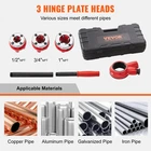 Pipe Threader Kit, 1/2" Npt, 3/4" 1" Manual Ratcheting New. Price: $50.78.