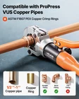 Hydraulic Copper Pipe Crimping Tool Kit W/ Vus & Pex Jaws Carrying Case New. Price: $161.99.
