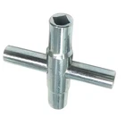 Manufacturer Varies Four Way Steel Water Key 34A523 New. Price: $19.00.
