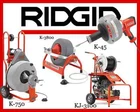 Ridgid K-750 (42007)K-3800 (53117) K-45-1(36013) KJ-3100(37413) New. Price: $16200.46.