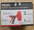 Ridgid 57043 Power Spin+ Spinner Drain Cleaner New. Price: $49.95.