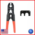 Iwiss/icrimp Pex Pipe Copper Ring Crimping Tool Kit For 1/2 3/4 New. Price: $78.64.