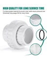 Pvc Pipe Fitting, 6PK 1-1/2-INCH Slip Union, Schedule 40, Epdm O-ring, New. Price: $29.99.