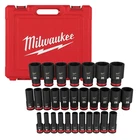 Milwaukee Tool 29PC Shockwave Impact Duty 1/2" Drive Metric Deep 6 Point Socket New. Price: $200.69.