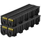 Trench System, Channel With Plastic Grate, 5.9X7.5-INCH Hdpe Drainag New. Price: $166.90.