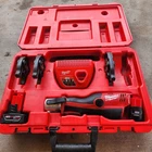 Milwaukee 2473-22 M12 Force Logic Press Tool Kit With Jaws Used. Price: $1380.00.