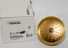 Kohler Single Function Showerhead Vibrant Brushed Moderne Brass (K939-G-2MB) Open. Price: $94.95.