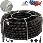 60' X 5/8" Sectional Pipe Drain Cleaning Cable Sewer Fits Ridgid New. Price: $96.99.