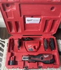 Milwaukee Force Logic 2473-22 Copper Pipe Press Tool Kit W/ Jaws Charger !! Used. Price: $1275.00.