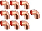 Ez-fluid Plumbing 1/2" Solder Sweat Copper 90 Degree Elbow Fitting Lead Free (10 New. Price: $12.99.