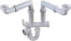 Talea Double Kitchen Sinks Drain Pipe Rear Hard Tube White New. Price: $31.55.