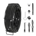 Vevor Sectional Drain Cleaning Cable 100FTX5/8IN & 7 Cutters For 0.8"-3.9" Pipes New. Price: $85.90.