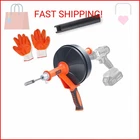 Vevor Drain Auger 25FT, Plumbing Snake With Drill Attachment, Plumbers New. Price: $30.17.