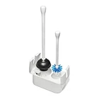 Oxo Good Grips Toilet Brush & Plunger Set White New. Price: $66.16.