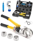 Hydraulic Copper Tube Fittings 1/2, 3/4, 1" Press Crimping Tool Kit Pex Pipe New. Price: $113.00.