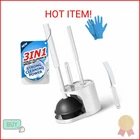 Forasto 3 In 1 Brush And Plunger Set,toilet Bowl New. Price: $18.75.