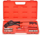 Iwiss Pex Crimping Tool Kit 1/2" 3/4" Combo Angle Head Plumbing Crimper Pipe New. Price: $83.46.
