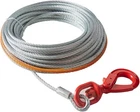 Vevor Galvanized Steel Winch Cable, 3/8 X 100 Feet Ft, Black+orange New. Price: $100.98.