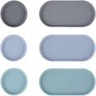 Mini Silicone Trays Set Of 6 Easy-clean Organizers For Bathroom, Kitchen, New. Price: $33.80.