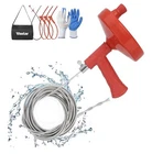 Vastar Drain Clog Remover & Tools Kit, 25FT. Plumbing Snake Auger New. Price: $8.99.