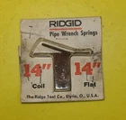 Ridgid E-2675 Pipe Wench Springs 14" New. Price: $12.99.