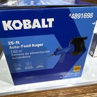 Kobalt 25FT Auto-feeder Auger Hand Or Drill 4891698 1/4IN New. Price: $22.00.