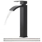 Greenspring Vessel Sink Faucet Matte Black Tall Spout Waterfall Single Handle... New. Price: $89.67.