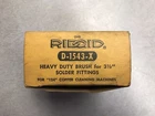 Ridgid 1/2" Fitting Brush D-1543X 42315 For 124 Copper Cleaning Machine New. Price: $51.35.