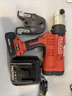 Ridgid Rp 340 Press Tool W/ Battery And 1 Jaw Charger No Case Used. Price: $999.00.