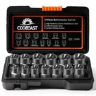 Coobeast 14 Pcs Bolt Extractor Tools High Chrome Steel 3/8 In Square Drive Open. Price: $24.00.