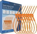 Drain Snake Hair Clog Remover 8PCS 25IN Auger Cleaner Tool New. Price: $12.99.