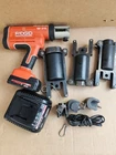 Ridgid Press With 1/2" 7/8" 1-5/8" Frames Used. Price: $1169.00.
