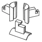 Ridgid A-368X (59325) 7/8" Jaw Assembly For K-1500, K-1500G, K-1500SP New. Price: $90.90.