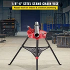 460-6 Tripod Chain Vise 1/8"-6" Capacity,pipe Stand Portable Foldable Ste New. Price: $203.28.