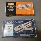 Two (2) Ace Clipper 702 Stapling Plier/staplers Used. Price: $14.00.