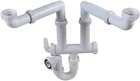 Double Kitchen Sinks Drain Pipe Rear Hard Tube New. Price: $37.99.
